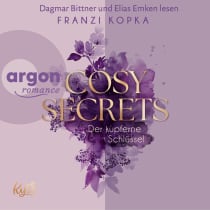 Hörbuchcover von Cosy Secrets – Der kupferne Schlüssel von Franzi Kopka, wird gesprochen von Dagmar Bittner, Elias Emken