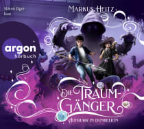 Hörbuchcover von Die Traumgänger: Aufruhr in Dunkelion von Markus Heitz, wird gesprochen von Simon Jäger