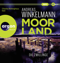 Hörbuchcover von Moorland. Die Zwillinge von Andreas Winkelmann, wird gesprochen von Charles Rettinghaus