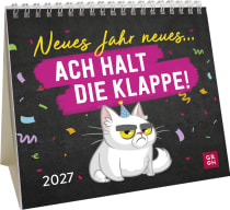 Produktbild von Mini-Kalender 2027: Neues Jahr neues … ach halt die Klappe!