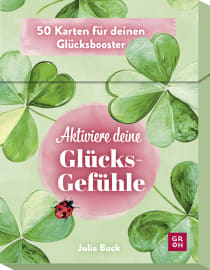 Produktbild von Inspirationskarten: Aktiviere deine Glücksgefühle: 50 Karten für deinen Glücksbooster von Julia Buck