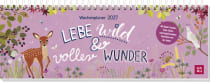 Produktbild von Tischkalender 2027 quer: Lebe wild und voller Wunder