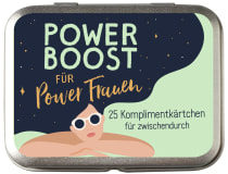 Produktbild von Power Boost für Powerfrauen: 25 Komplimentkärtchen für Zwischendurch