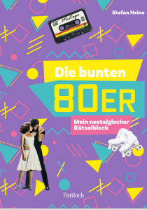 Produktbild von Die bunten 80er: Mein nostalgischer Rätselblock von Stefan Heine