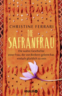 Buchcover von The Saffron Woman: Die wahre Geschichte einer Frau, die von Berbern gelernt hat, einfach glücklich zu sein
