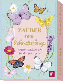 Produktbild von Orakelkarten: Zauber der Schmetterlinge: 50 Orakelkarten für das ganze Jahr von Franziska Sorgenfrei
