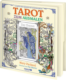 Buchcover von Tarot zum Ausmalen: 78 Karten zum Ausmalen mit Anleitungsbuch von Mary Packard