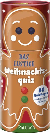 Produktbild von Das lustige Weihnachtsquiz: 80 Fragen zum Raten, Lachen und Staunen