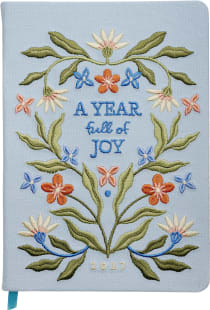 Produktbild von Taschenkalender A5 2027: A Year full of Joy, bestickt, hellblau