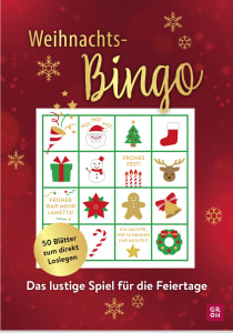 Produktbild von Weihnachts-Bingo: Das lustige Spiel für die Feiertage von Julia Buck