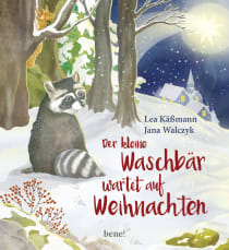 Buchcover von The little raccoon waits for Christmas