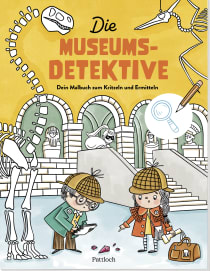 Produktbild von Die Museumsdetektive: Dein Malbuch zum Kritzeln und Ermitteln