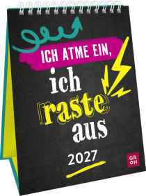 Produktbild von Wochenkalender 2027: Ich atme ein, ich raste aus
