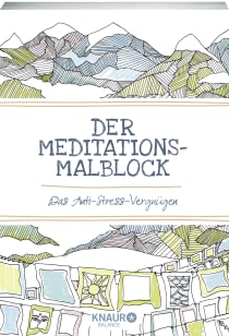 Buchcover von The Meditation Scribbling Pad: Das Anti-Stress-Vergnügen