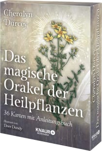 Buchcover von Das magische Orakel der Heilpflanzen: 36 Karten mit Anleitungsbuch von Cheralyn Darcey