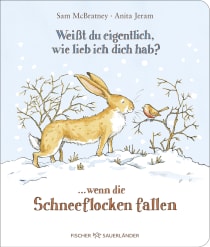 Buchcover von Weißt du eigentlich, wie lieb ich dich hab? ... wenn die Schneeflocken fallen von Sam McBratney