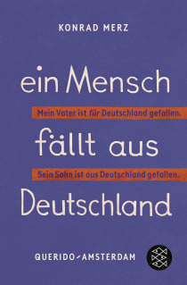 Buchcover von Ein Mensch fällt aus Deutschland: Roman / Neuausgabe mit einem Nachwort von Klaus Mann von Konrad Merz