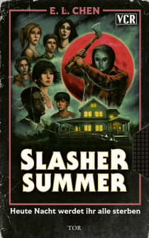 Buchcover von Slasher Summer: Heute Nacht werdet ihr alle sterben