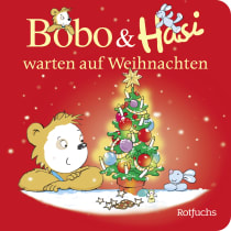 Buchcover von Bobo & Hasi warten auf Weihnachten von Dorothée Böhlke