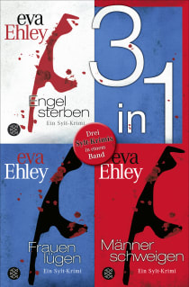 Buchcover von Engel sterben / Frauen lügen / Männer schweigen - Drei Krimis in einem Band von Eva Ehley