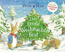 Buchcover von Peter Hase Das große Weihnachtsfest von Beatrix Potter