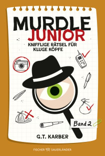 Buchcover von Murdle junior 2: Knifflige Rätsel für kluge Köpfe von G.T. Karber