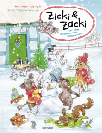 Buchcover von Zicki & Zacki und der Schneemann-Wettbewerb