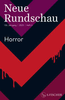 Buchcover von Neue Rundschau 2025/3: Horror