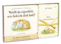 Buchcover von Weißt du eigentlich, wie lieb ich dich hab? Ein Baby-Geschenkset: Mit Pappbilderbuch und Meilensteinkarten von Sam McBratney