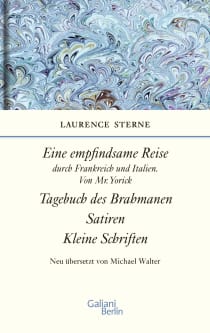 Buchcover von Empfindsame Reise, Tagebuch des Brahmanen, Satiren, kleine Schriften von Laurence Sterne