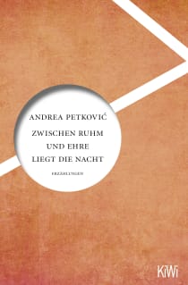 Buchcover von Zwischen Ruhm und Ehre liegt die Nacht: Erzählungen