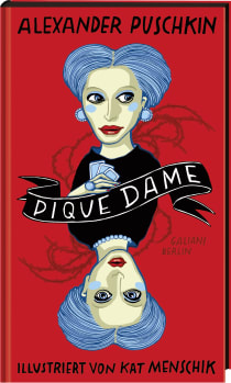 Buchcover von Pique Dame von Alexander Puschkin, Kat Menschik