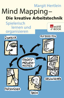 Buchcover von Mind Mapping: Die kreative Arbeitstechnik: Spielerisch lernen und organisieren von Margit Hertlein