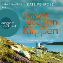 Dunkel leuchten die Klippen