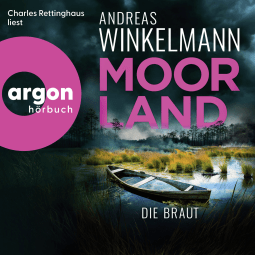 Hörbuchcover von Moorland. Die Braut von Andreas Winkelmann, wird gesprochen von Charles Rettinghaus