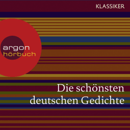 Hörbuchcover von Die schönsten deutschen Gedichte von Johann Wolfgang von Goethe, Friedrich Hölderlin, Heinrich Heine, Theodor Fontane, Rainer Maria Rilke, Friedrich Schiller, Matthias Claudius, Novalis, Joseph von Eichendorff, wird gesprochen von Katharina Thalbach
