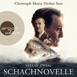 Hörbuchcover von Schachnovelle von Stefan Zweig, wird gesprochen von Christoph Maria Herbst
