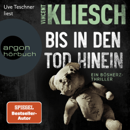 Hörbuchcover von Bis in den Tod hinein von Vincent Kliesch, wird gesprochen von Uve Teschner