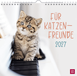 Wandkalender 2027: Für Katzenfreunde