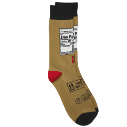 Buchcover von Sebastian Fitzek-Socken "Das Paket" Größe 41 - 46