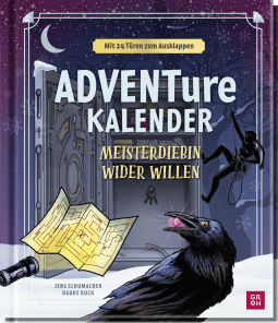Produktbild von ADVENTure Kalender – Meisterdiebin wider Willen: Adventskalender mit 24 Türen zum Ausklappen von Jens Schumacher