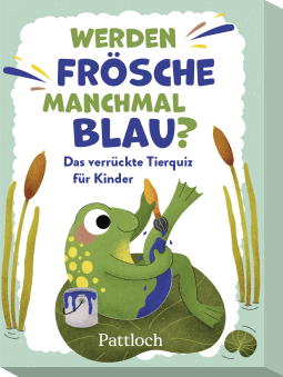 Produktbild von Werden Frösche manchmal blau?: Das verrückte Tierquiz für Kinder  von Anika Gehrmann