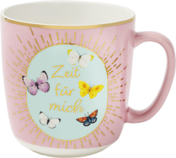 Produktbild von Blütenträume Kaffeebecher "Zeit für mich", 350 ml