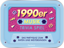 Produktbild von 1990er Musik Trivia Spiel: Das Partyquiz zum Raten und Weitersingen von Ella Rosenbusch