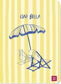 Notizheft Sonne Ciao Bella