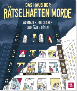 Produktbild von Das Haus der rätselhaften Morde: Ausmalen, entdecken und Fälle lösen von Alessandra Santelli