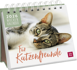 Mini-Wochenkalender 2026: Für Katzenfreunde