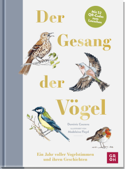 Produktbild von Der Gesang der Vögel: Ein Jahr voller Vogelstimmen und ihren Geschichten - Mit 52 QR-Codes zum Lauschen von Dominic Couzens
