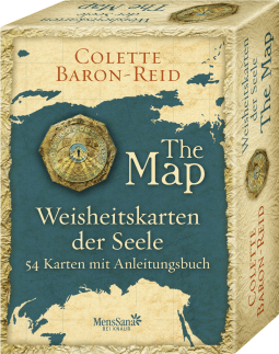 Buchcover von Weisheitskarten der Seele - The Map: 54 Karten mit Anleitungsbuch von Colette Baron-Reid
