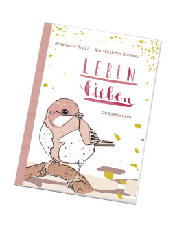 Leben lieben - Postkartenbuch
